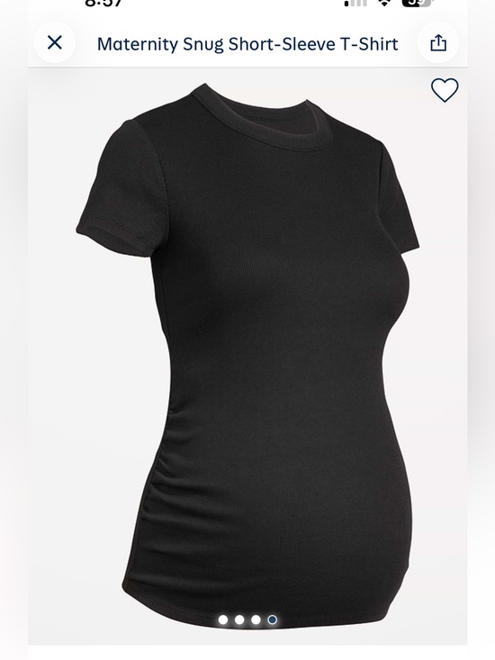 Old Navy Tops - Old Navy maternity Black Short-Sleeve Women’s Ribbed Tee size M